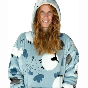 Felpone casa Fluffy stampato