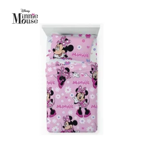 Completo letto in cotone 1 Piazza Minnie Mouse