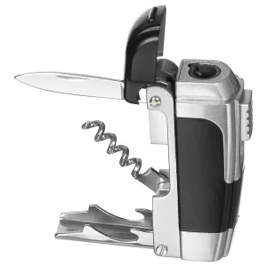 Accendino A Gas Vuoto Multifunzionale 24191 Grigio/Nero