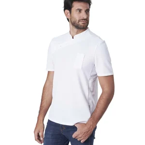 Polo Chef bianca - nera