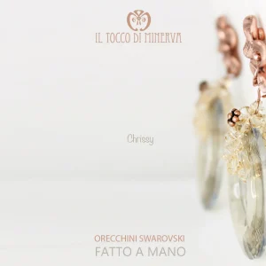 Orecchini Chrissy golden/rosato – realizzati a mano – HandMade