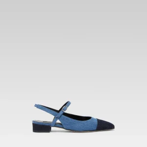 Oceano - Slingback bi-jean denim
