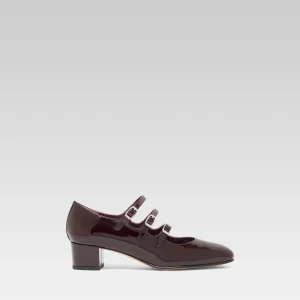 Kina - Brown patent leather Mary Janes pumps