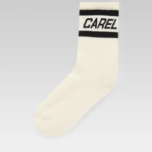 Danica - Short sports socks white and black