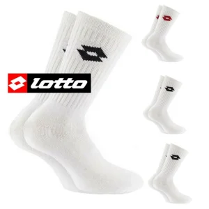 4-Pack Calza Corta Uomo in Spugna di Cotone Tennis Lotto