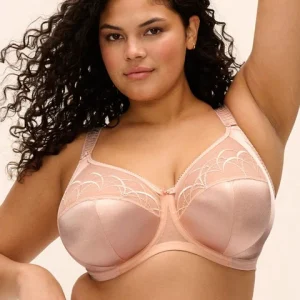 Cate Reggiseno Con Ferretto E Coppe Soft Ricamate Latte