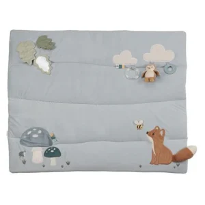 Little Dutch - Tappeto Gioco Sensoriale Imbottito - Forest Friends - Tummy Time