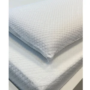 Coppia Copriguanciale in spugna con zip