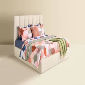 Lenzuola matrimoniali Biancoperla mod. Vela percalle