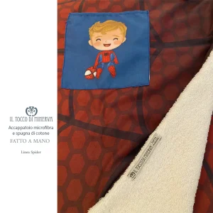 Accappatoio microfibra e spugna Linea Spider - Fatto a Mano