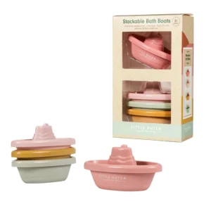 Set 4 Barchette Colorate per il bagnetto - Rosa