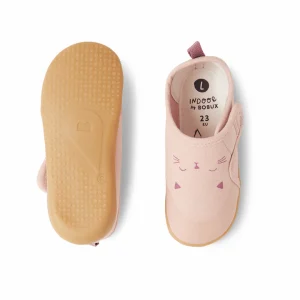 Bobux I Walk - Indoor - Nook Kitty Rose Smoke