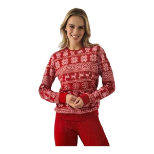 Box Pigiama Donna Lungo + Antiscivolo Natalizio Jadea Art.5226