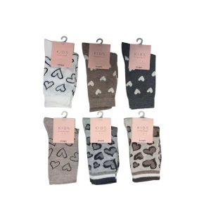 Calza Corta Bimba in Caldo Cotone Fantasia Scopri Art.CHICCA