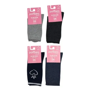 Calza Corta Bimba in Cotone Assortito Pompea Art.ARIEL 90771521