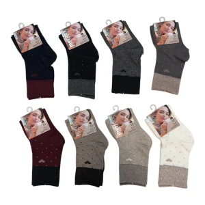 Calza Corta Donna Fantasia in Caldo Cotone Meritex Art. 3624 CATRINE