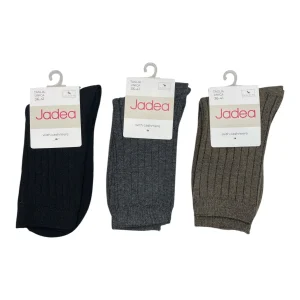 Calza Corta Donna in Caldo Cotone con Cashmere Costina Jadea Art.JCB803