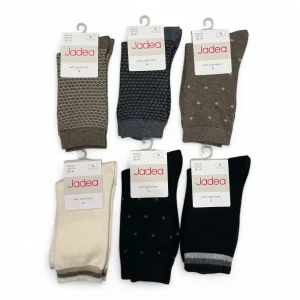 Calza Corta Donna in Caldo Cotone con Cashmere Fantasia Jadea Art.JCB805