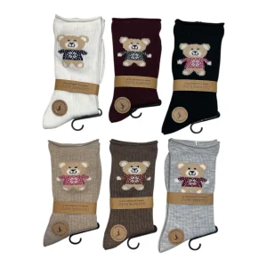 Calza Corta Donna in Caldo Cotone e Cashmere Costina Meritex Art.458 BEAR