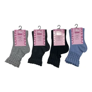 Calza Corta Donna in Caldo Cotone Fantasia Enrico Coveri Art.ELISA 343