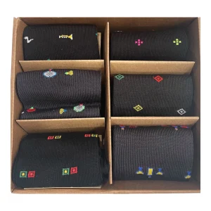 Calza Corta Uomo in Filo di Scozia Fantasia E Pandora Art.18