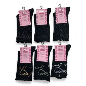 Calza Midi Donna in Caldo Cotone Fantasia Enrico Coveri Art.CHANEL 12ASS