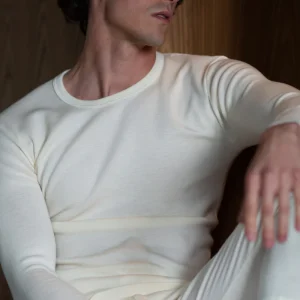 Maglia a manica lunga da uomo Catania in cotone e lana - Morbida e resistente