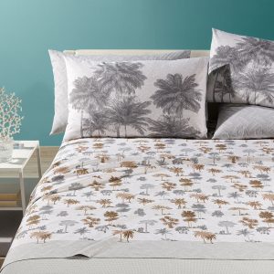 Completo Lenzuola In Cotone Bali Matrimoniale Caleffi