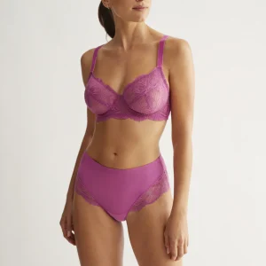 Completo Reggiseno Soft e Slip Pizzo a vita Alta Z11200 ULTIMI PEZZI PRONTA CONSEGNA