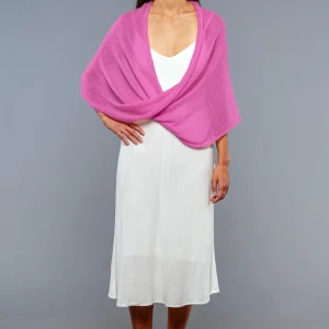 Coprispalle Mohair Colore Magenta