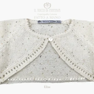 Coprispalle Bambina in cotone Elisa - Fatto a Mano