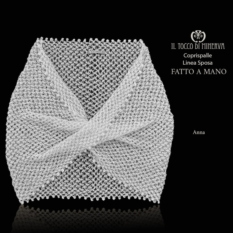 Coprispalle da Sposa Anna mohair cashmere e seta - Fatto a Mano - immagine 5