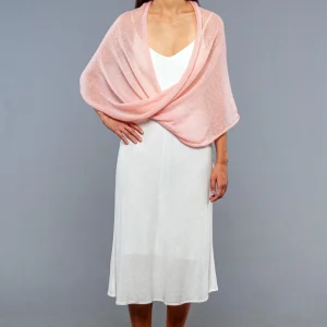 Coprispalle Mohair Colore Rosa