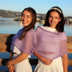 Coprispalle Girl Mohair Colored Lilla