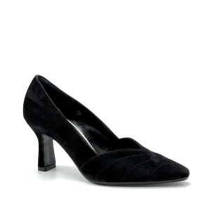 Décolleté in camoscio nero - Cod. 52506