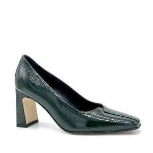 Décolleté in vernice effetto stropicciato verde – Cod. 53505