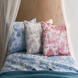 Lenzuola Biancoperla matrimoniale Toile de jouy eko
