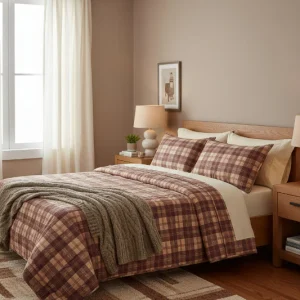 Lenzuola matrimoniali Biancoperla mod. Lennon percalle