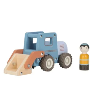 Little Dutch Ruspa con Personaggio – Escavatore giocattolo in legno FSC