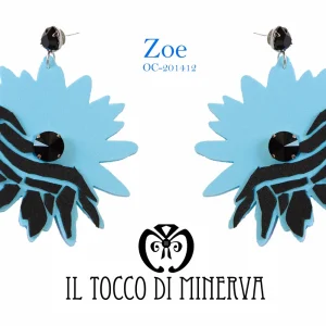 Orecchini celesti animal Zoe Realizzati a mano - Handmade