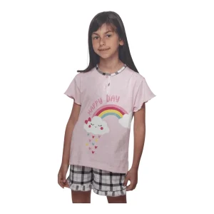 Pigiama Bimba Corto in Cotone Jersey Primero Art.E13342