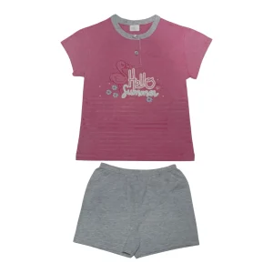 Pigiama Bimba Corto in Cotone Jersey SognoSondesto Art.ESG22306