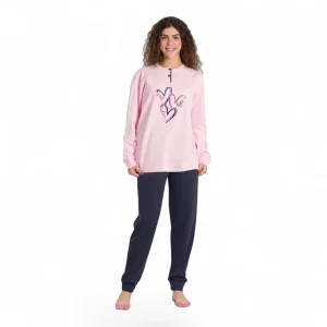 Pigiama Bimba Lungo in Cotone Interlock Serafino Martellina Art.M4005