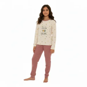 Pigiama Bimba Lungo in Punto Milano Serafino Martellina Art.M4015