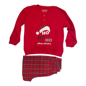 Pigiama Bimba Lungo Natalizio in Caldo Cotone Oronero Art.ODNB25
