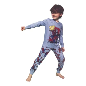 Pigiama Bimbo Lungo Cotone Jersey Sabor Marvel Spiderman Art.MV40M4504