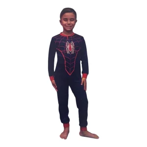 Pigiama Bimbo Lungo in Cotone Interlock Girocollo Sabor Marvel SPIDERMAN Art.MV40M7601
