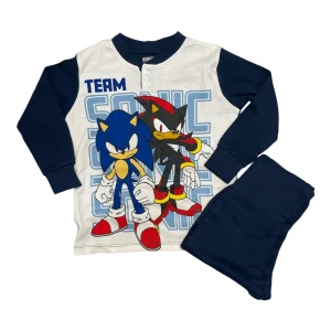 Pigiama Bimbo Lungo in Cotone Interlock Girocollo Sabor SONIC Art.SC40G4702