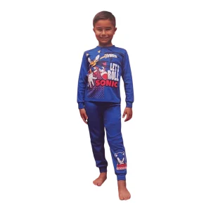 Pigiama Bimbo Lungo in Cotone Interlock Girocollo Sabor SONIC Art.SC40G4717