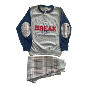 Pigiama Bimbo Lungo in Cotone Interlock Serafino Primero Art.I13250